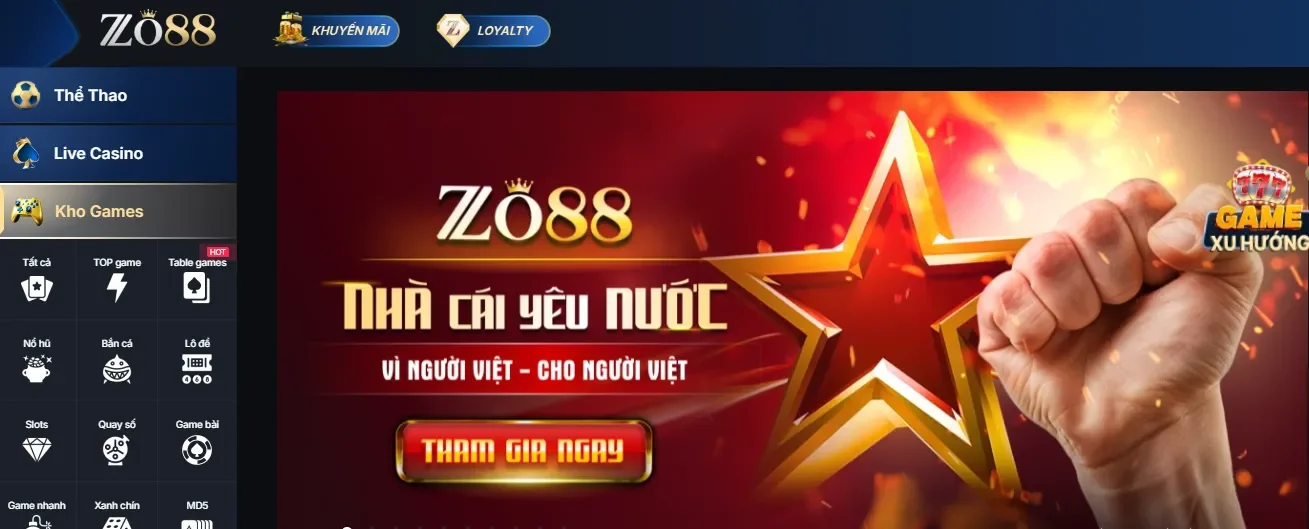 Zo88 với nền tảng giải trí trực tuyến hàng đầu